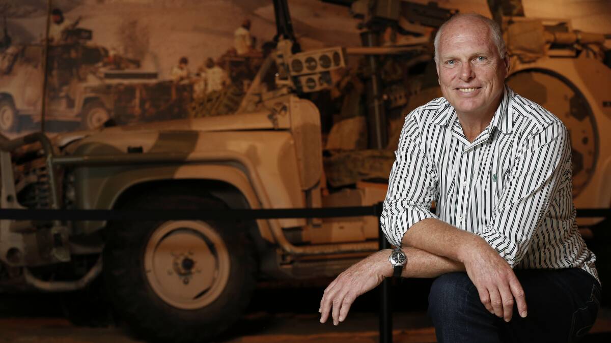 Focused in NSW: retired Major General Jim Molan.  Photo: Jeffrey Chan
