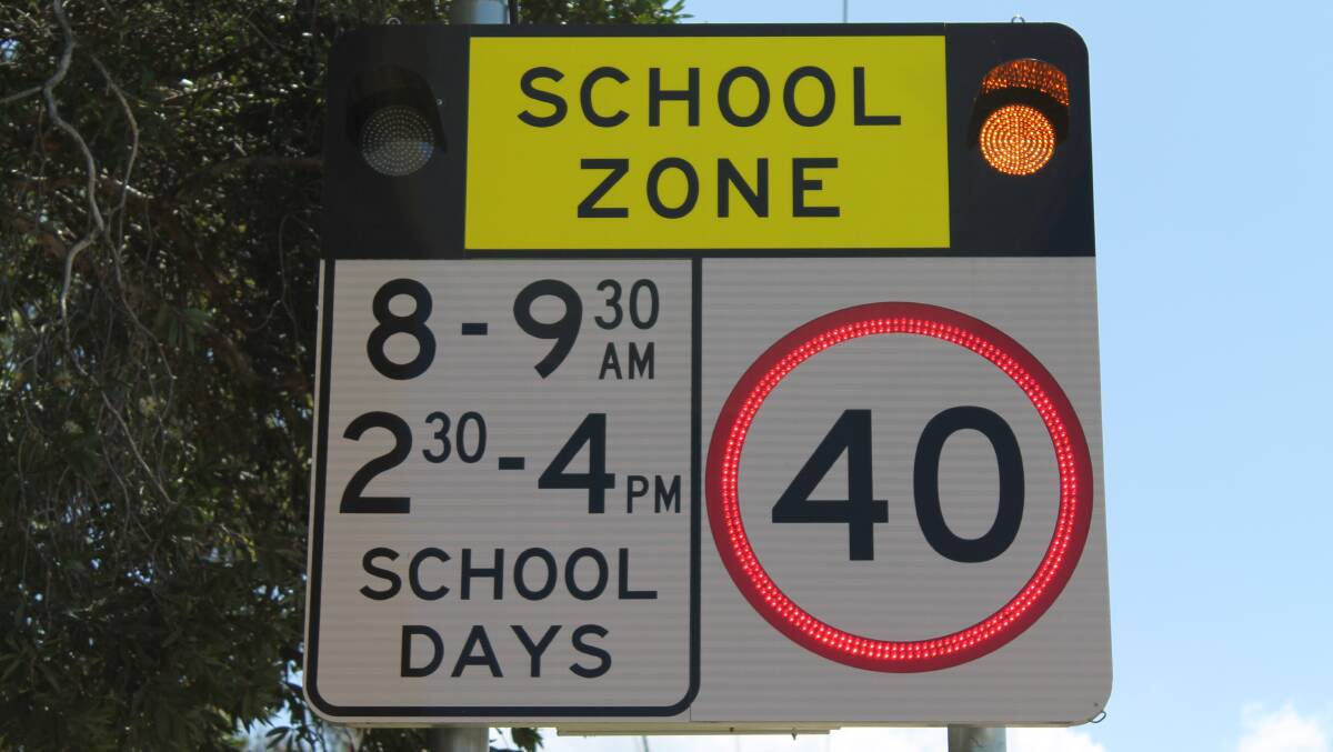 WARNING: Every school across the state has a set of flashing lights as an extra warning for drivers to slow down. 