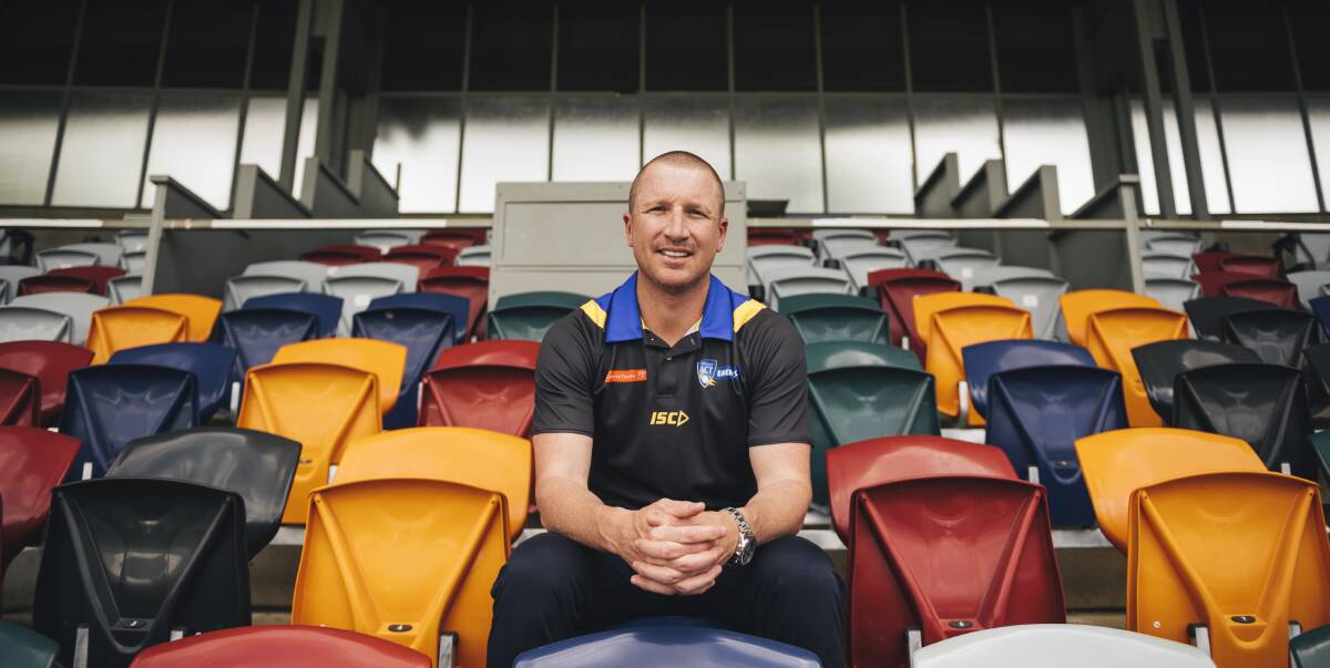 NEW JOB: Former Australian cricketer Brad Haddin has been appointed to a coaching role with cricket ACT. He has also had Queanbeyan's Town Park Oval renamed in his honour. Photo: Rohan Thomson.