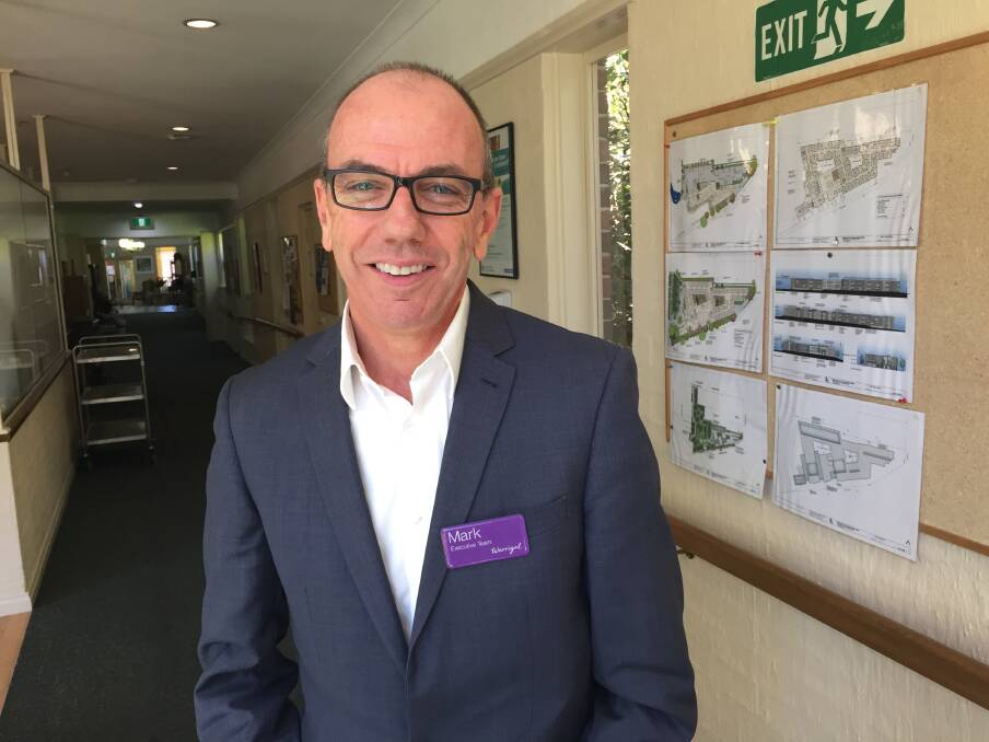 Warrigal CEO Mark Sewell at the Queanbeyan site which is being redeveloped, and is set to be tripled in size. 