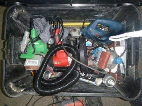 FOUND: A large haul of power tools believed to have been stolen from homes and vehicles across Queanbeyan has been recovered by police. Photo: Supplied.