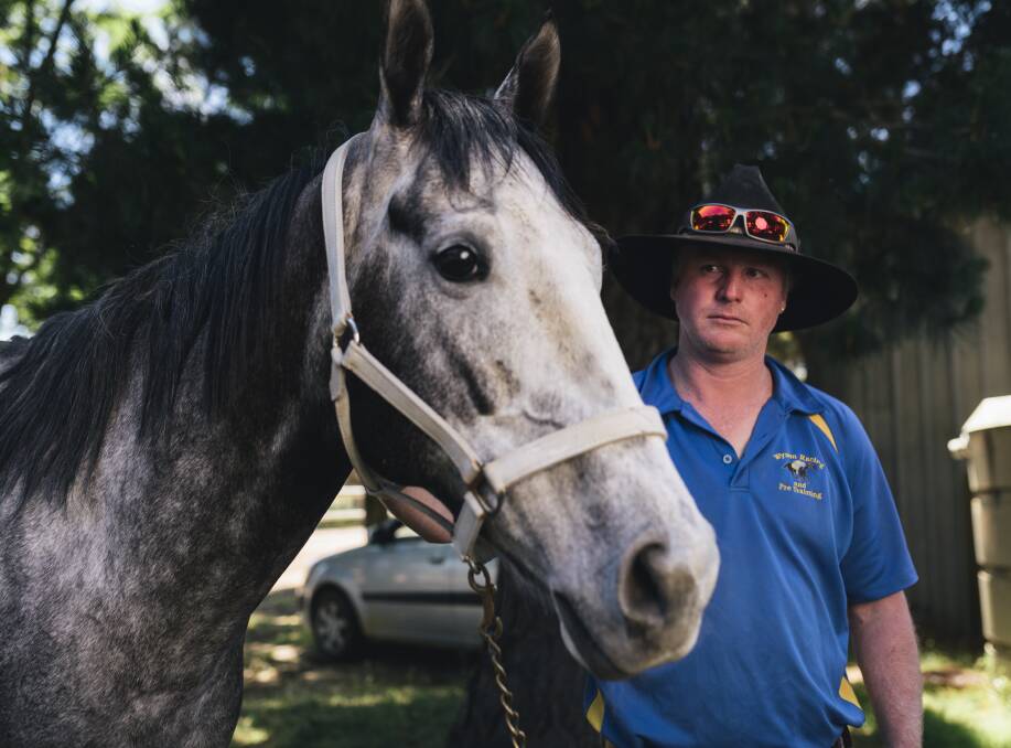 IN RECOVERY: James Gibbs, who recently fell of a horse and lost all feeling below his neck. Photo: Rohan Thomson.