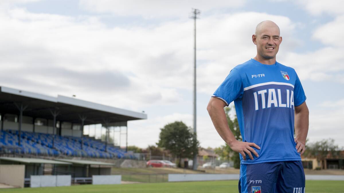 TERRY CAMPESE: Former Canberra Raiders captain Terry Campese is set for a Canberra Stadium farewell when he plays for Italy in the World Cup. Photo: Jay Cronan.