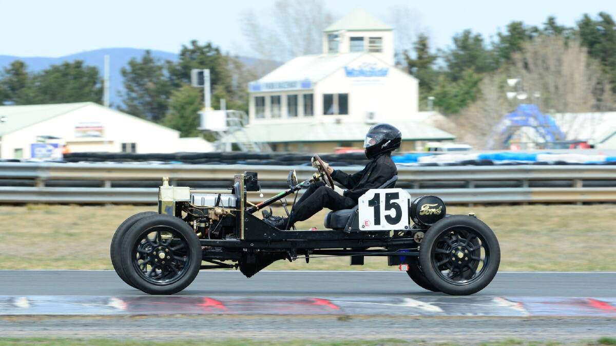 OLDIE BUT GOODY: The oldest car at the All Historic Race Meeting was Kevyn Brown's 1915 Model T Ford, which competed in the pre-war regularity trials.Photo: Mark Richards Photography