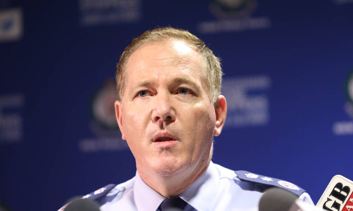 Commissioner Mick Fuller said he was not made aware of plans to relocate the Queanbeyan police station until a budget estimates hearing in August. Photo: Daniel Munoz