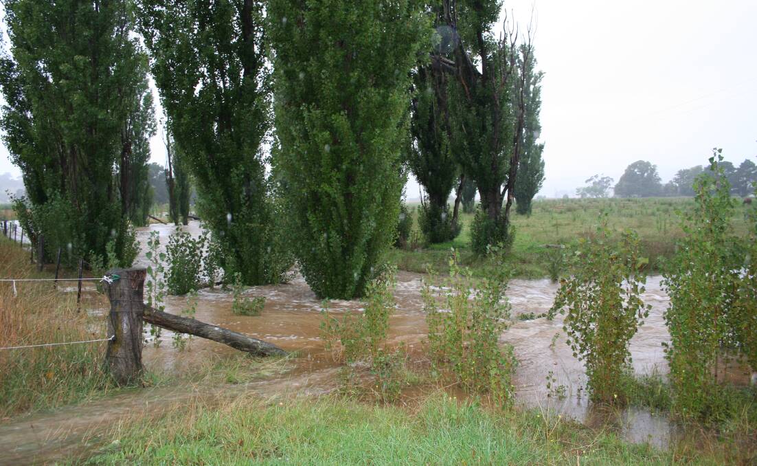 Could there be a repeat of the 1974 flooding disaster which affected Queanbeyan cemetery? Nearby residents of the above site proposed for a new cemetery say it is prone to flooding. Photo: Supplied
