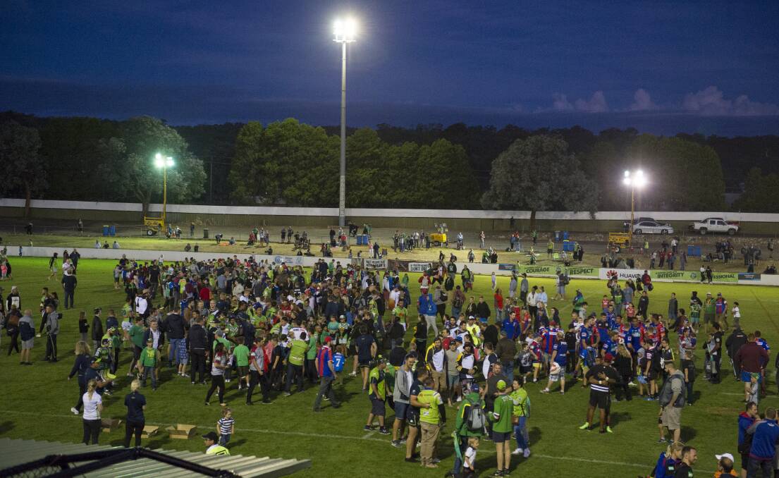 A return to Seiffert Oval would bring the Raiders closer to their roots. Photo: Jay Cronan