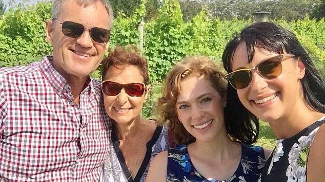 Lars Falkholt, his wife Vivian, and their daughters Annabelle and Jessica all died following the Boxing Day crash on the Princes Hwy. Photo: Facebook