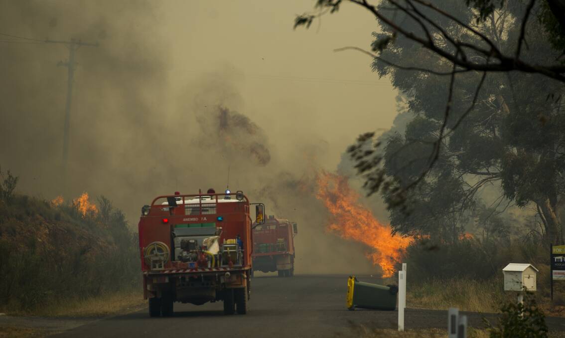The NSW Rural Fire Service respond to the Carwoola Bushfire in February. Photo: Jay Cronan
