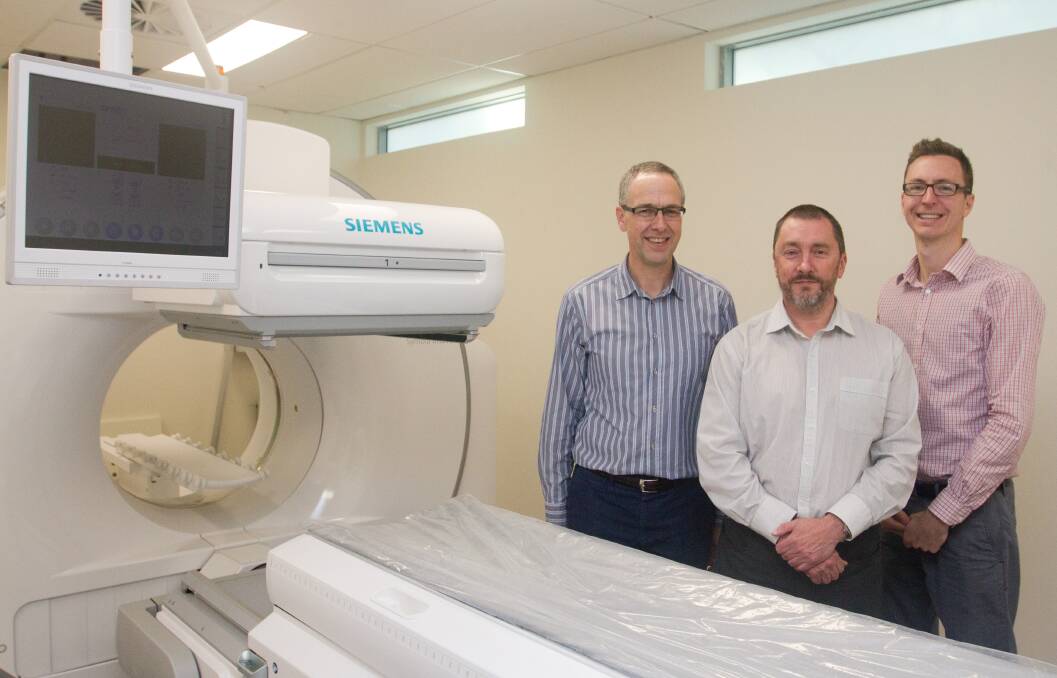 Left to right: Dr Iain Duncan, Dr Kevin Osborn and Nick Ingold of GMI have a patient focus and they often use multiple modalities for diagnosis.