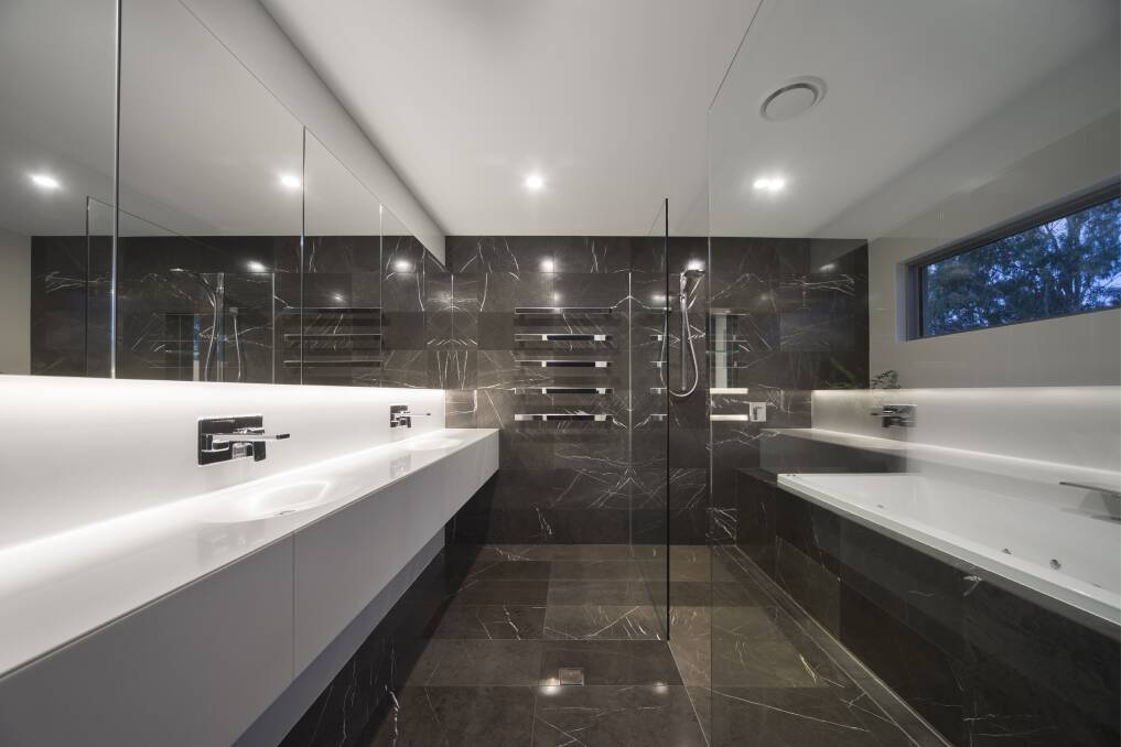 Winner: This particular creative effort was deemed to be 2017 HIA-CSR ACT Southern NSW Housing Awards - Bathroom of the year, something the team has every right to be quite proud of.