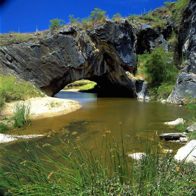WORTH A VISIT: The London Bridge geological formation that made up part of the Commonwealth’s heritage listing for the Googong Foreshores site.