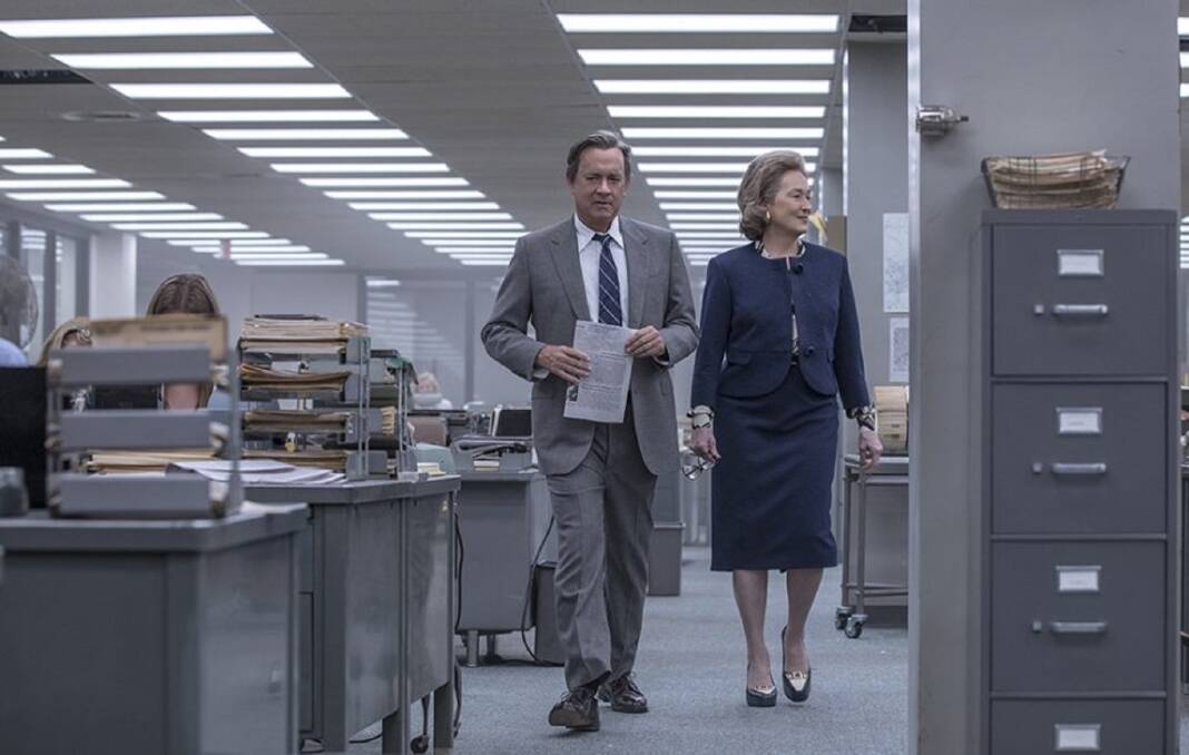 READ ALL ABOUT IT: Tom Hanks and Meryl Streep star in The Post, about The Washington Post's decision to defy a US Supreme Court injunction.