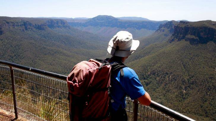 The Grand Canyon circuit: Evans Lookout. Photo: Edwina Pickles