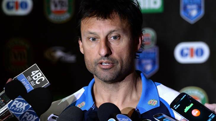 In demand: The Sharks are set to make a play for NSW coach Laurie Daley. Photo: Bradley Kanaris