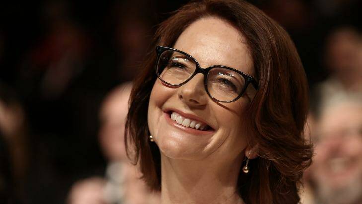 Former prime minister Julia Gillard at the Labor Party's election launch in June. Photo: Alex Ellinghausen