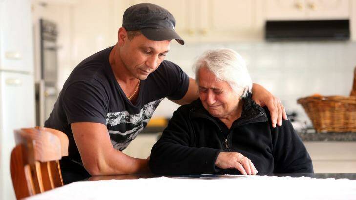 George and Theodora Taousanis, whose father and husband died of stroke in August. Photo: Robert Peet