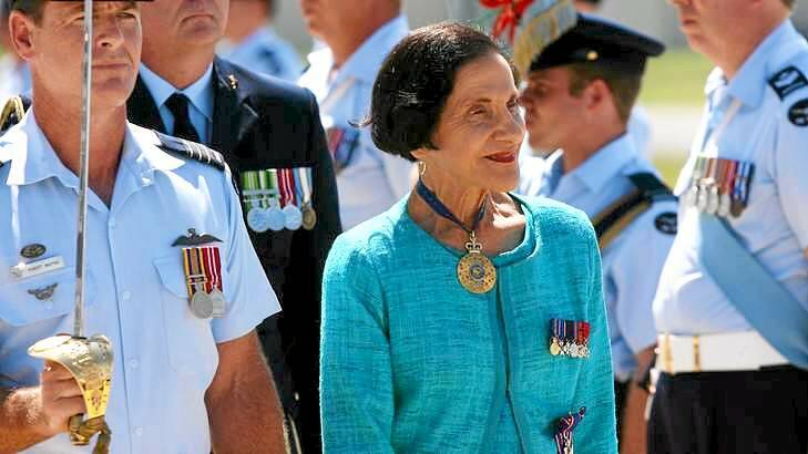 New South Wales governor Marie Bashir will be the second recipient of a dameship. Photo: Brockwell Perks