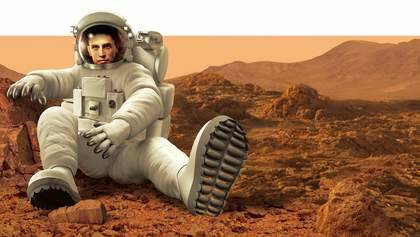 Giant leap for mankind: Mars One applicant Korum Ellis. Photo: James Brickwood. Digital illustration by Igor Morski
