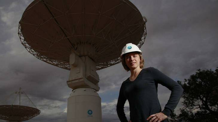Black hole hunter Dr Lisa Harvey-Smith has won the Eureka Prize for Promoting Understanding of Australian Science Research. Photo: Ian Warden