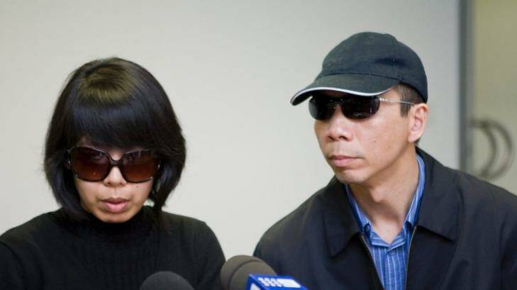 Lian Bin "Robert" Xie and his wife Kathy Lin in a file picture. Photo: Danielle Smith