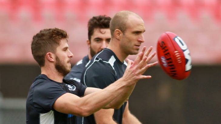 Marc Murphy says Chris Judd will likely play on in 2015. Photo: Ken Irwin