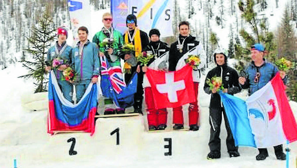 JINDABYNE: SNOWBOARDER Matt Thomas can now lay claim to being a world champion after a golden performance at the FIS Junior World Championships last week. Photo Summit Sun.