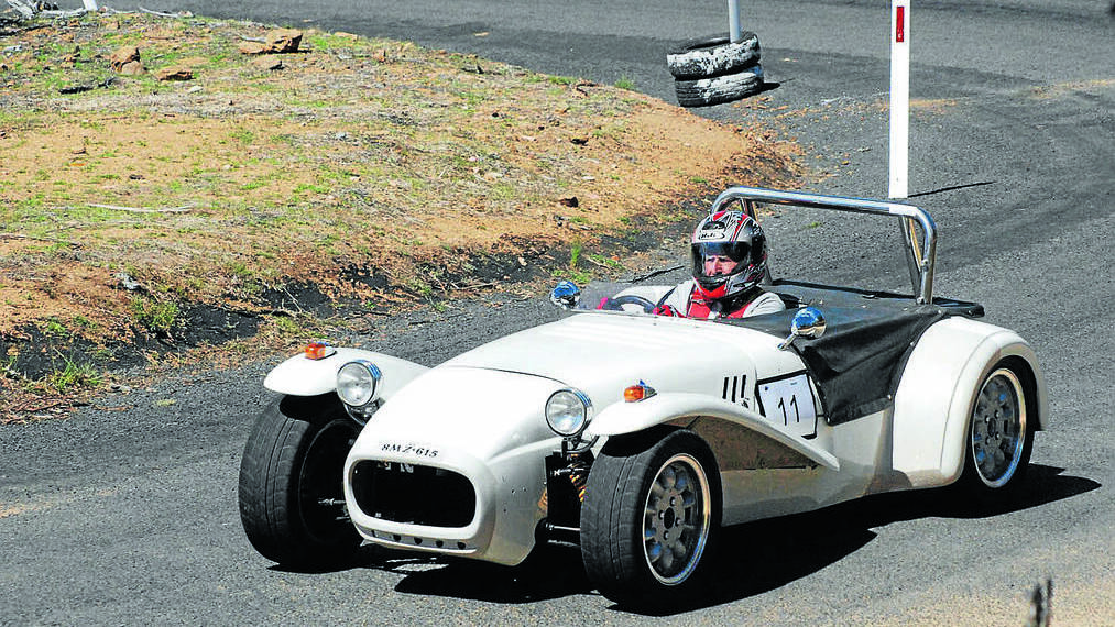 COOMA: THE Cooma Car Club is gearing up to host the second Mount Gladstone Hill Climb on this weekend. Richard Bates in his Westfield Clubman took part in the first Mount Gladstone Hill Climb in November last year.