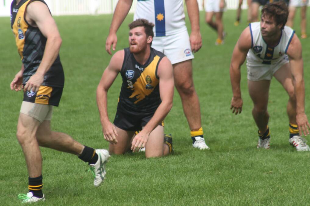 The one that got away: The Queanbeyan Tigers will need a much better defensive effort against the Sydney Swans reserves at the SCG on Sunday. Photo: Joshua Matic.