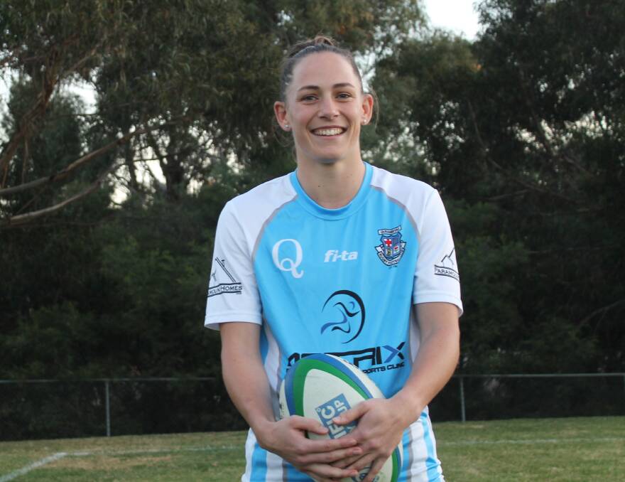 Queanbeyan Whites womens player Nikki Stanley is confident of making the run-on squad for the Australian sevens in the future. Photo: Joshua Matic.