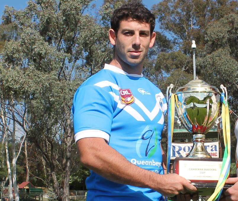 Queanbeyan Blue Andrew McLean wants nothing more than to hold the Canberra Raiders Cup again. Photo: Joshua Matic