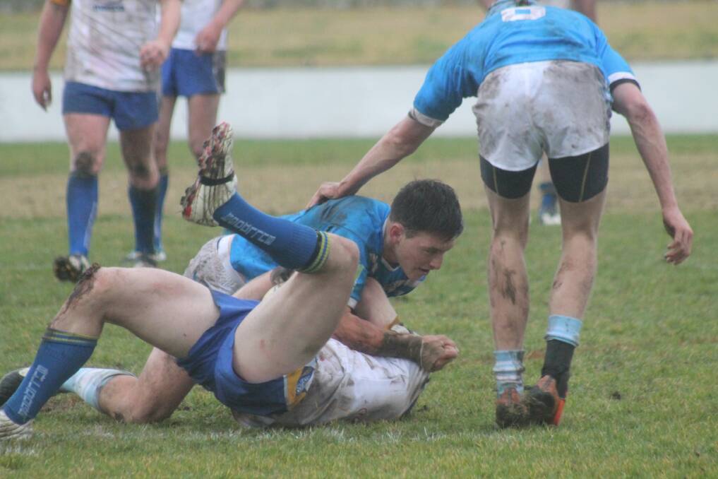 Highlights from the Queanbeyan Blues' 22-12 round eight Canberra Raiders Cup win over the Goulburn Workers Bulldogs at Seiffert Oval on Saturday.