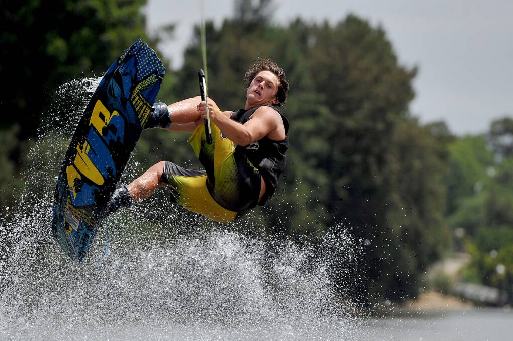 Queanbeyan wakeboarding prodigy Justin McMahon is confident in making the American senior Pro Am ranks after success in Florida. Picture: Kylie Pitt.
