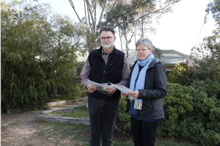 Queanbeyan Ratepayers' and Residents' Association president Kim Morris and vice president Lisa Robinson.
