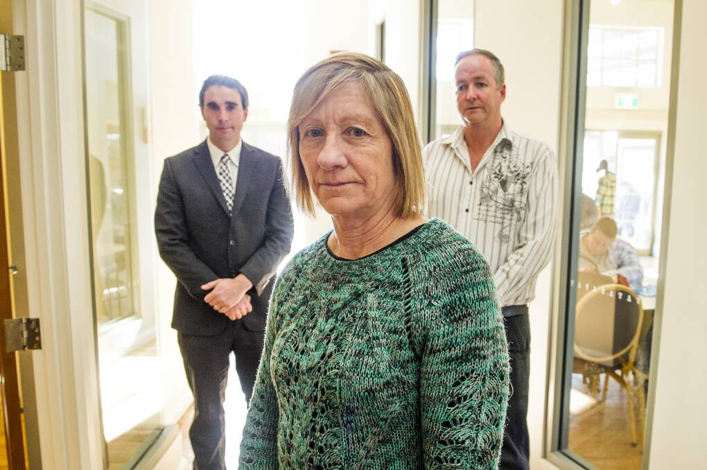 Manager of HOME in Queanbeyan, Anne Pratt (front), is facing a bill of $23,000 in retrospective rates (Photo: Jay Cronan).