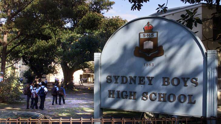 Selective: Sydney Boys High School is one of several inner-city schools in Sydney. Photo: Robert Pearce
