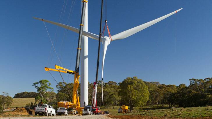 In the balance: changes in the wind for the Renewable Energy Target. Photo: Gullen Range Wind Farm