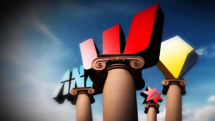 In a league of their own: Australia's big four banks. Photo:  Karl Hilzinger