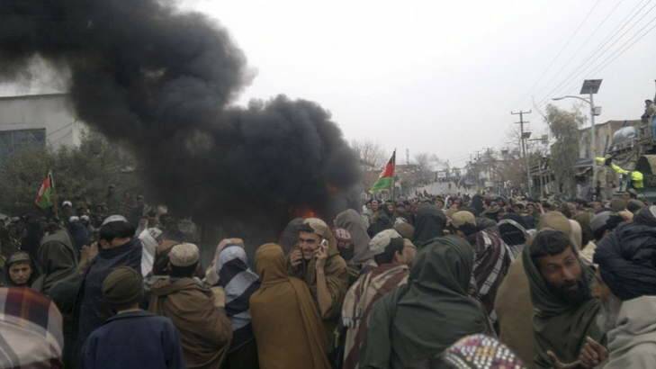 Unrest in Tarin Kowt Photo: Supplied