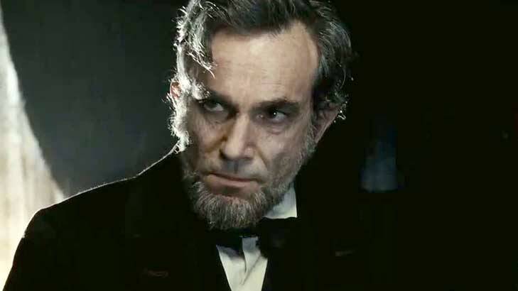 Daniel Day Lewis as Abraham Lincoln in Steven Spielberg's <i>Lincoln</i>