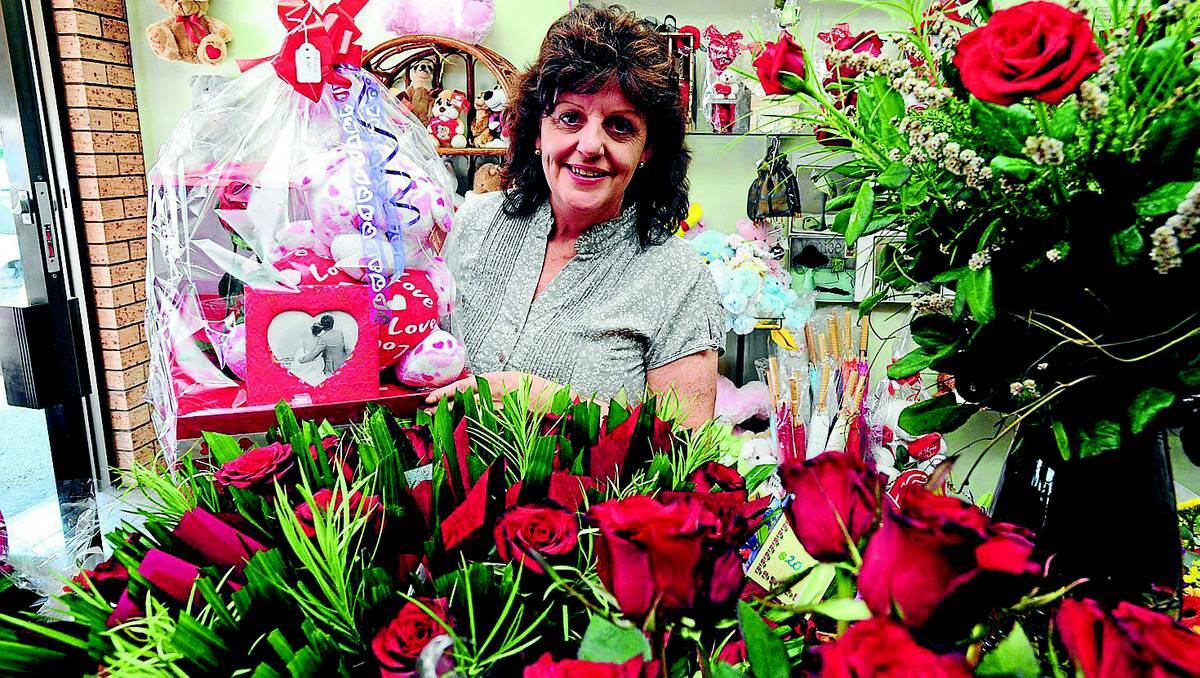 ORANGE: Classic Country Rose owner Sheryl Lewis says this Valentine’s Day will be one of her busiest. Photo: JUDE KEOGH