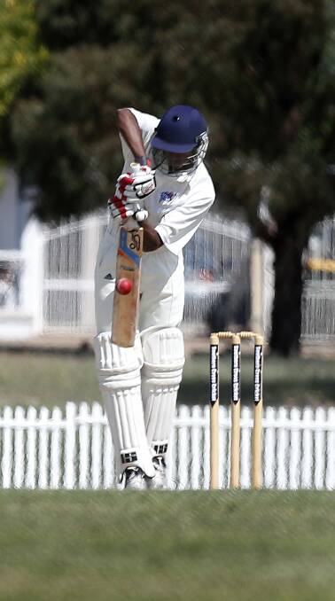 Queanbeyan batsman Lakshmn Shivakumar is hoping to break out of a form slump heading into the upcoming Douglas Cup finals. Photo: Canberra Times