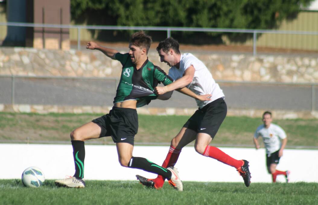 2014 Mayor's Cup. Monaro Panthers 2 def Queanbeyan City 0 at Seiffert Oval on Sunday. Photos: Andrew Johnston