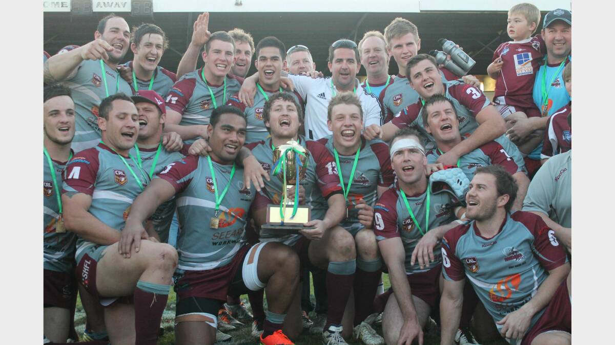 The Queanbeyan Kangaroos defeated cross-town rivals the Queanbeyan Blues to claim their third Canberra Raiders Cup title in four years. Photo: Andrew Johnston
