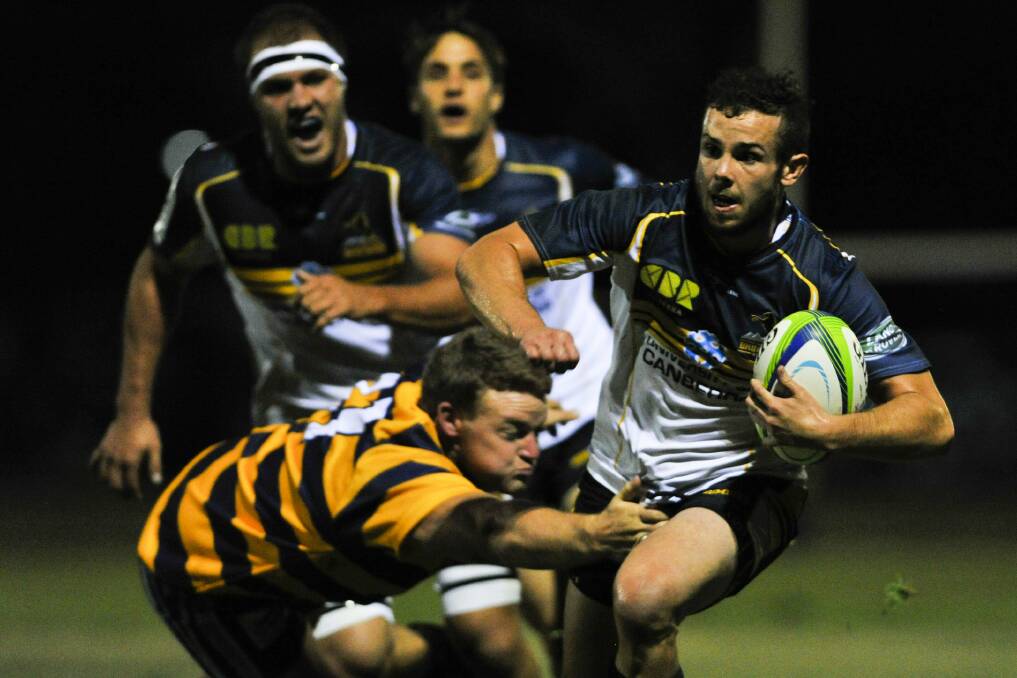 Queanbeyan's Robbie Coleman will start for the ACT Brumbies against the NSW Waratahs this weekend. Photo: Canberra Times