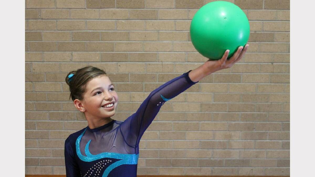 Queanbeyan gymnast of the year Madison Lustri. Photo: Andrew Johnston