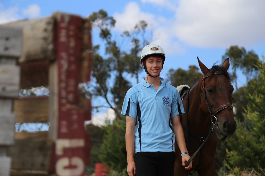 Carwoola teenager Jack Durr has been selected to represent Australia at the Pony Club International Mounted Games Exchange in the UK later this year. Photo: Andrew Johnston