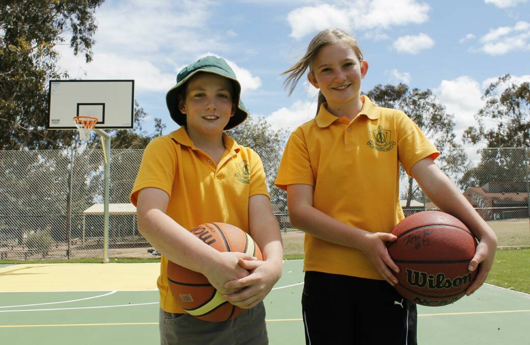 Queanbeyan West students David Dunn and Brooke Warren are two of those looking to make use of the new facility. Photo: Andrew Johnston, Queanbeyan Age