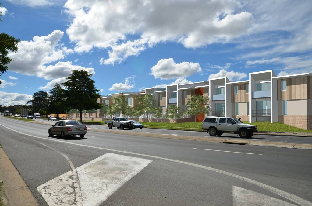 An artist's impression of Warrigal Care's new 125-suite aged care home on Campbell Avenue, Queanbeyan.