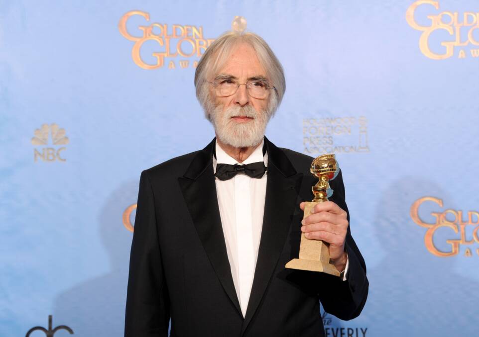 Filmmaker Michael Haneke, winner of Best Foreign Language Film for 'Amour'. Photo by Kevin Winter/Getty Images